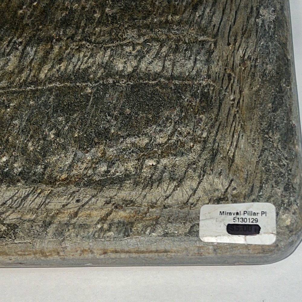 Design Ideas Miraval pillar platter in slate/great gift-NWT - Picture 2 of 15